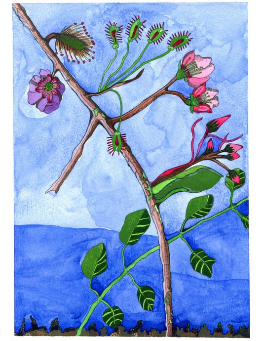Spring multi-flora branch Print