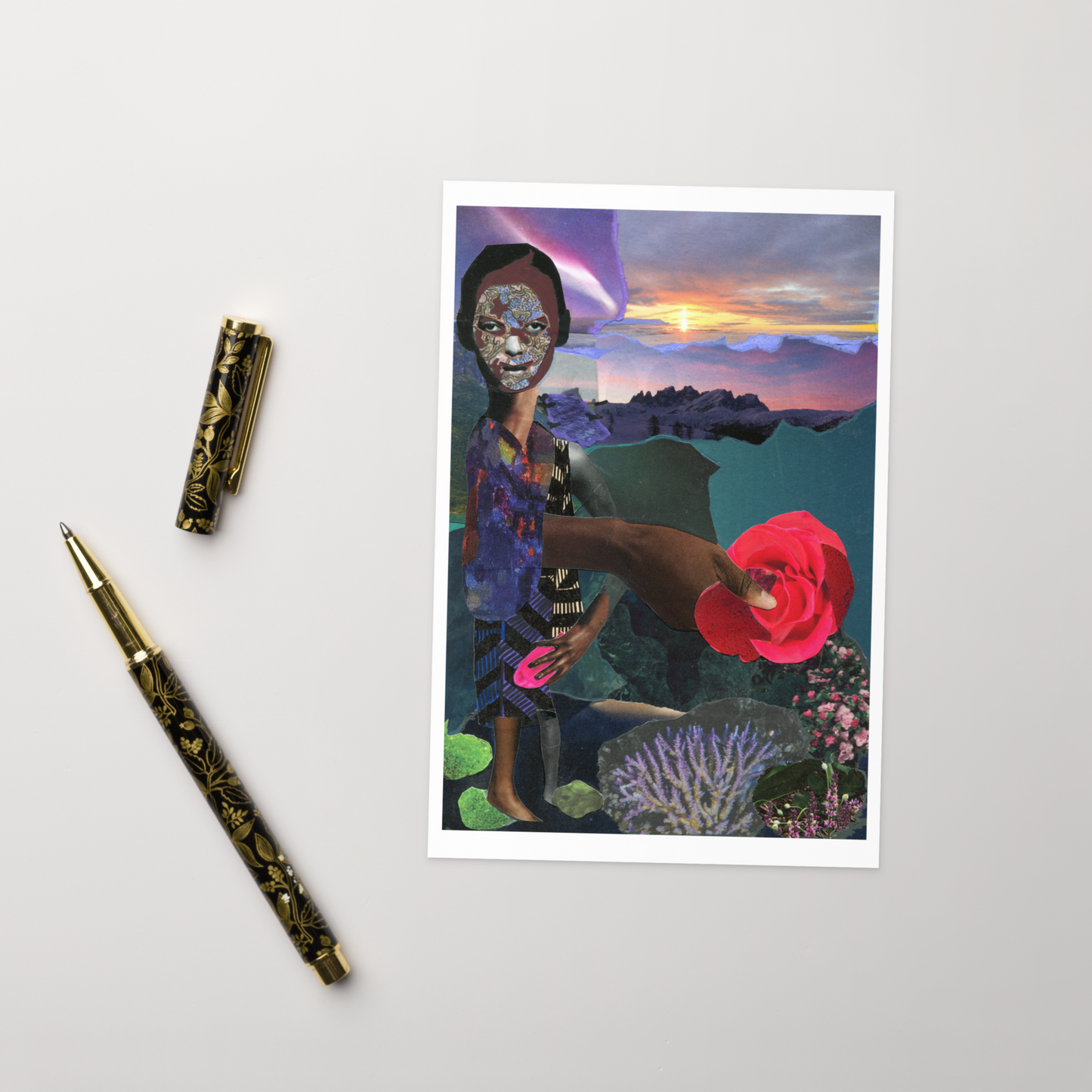 The Rose Greeting card